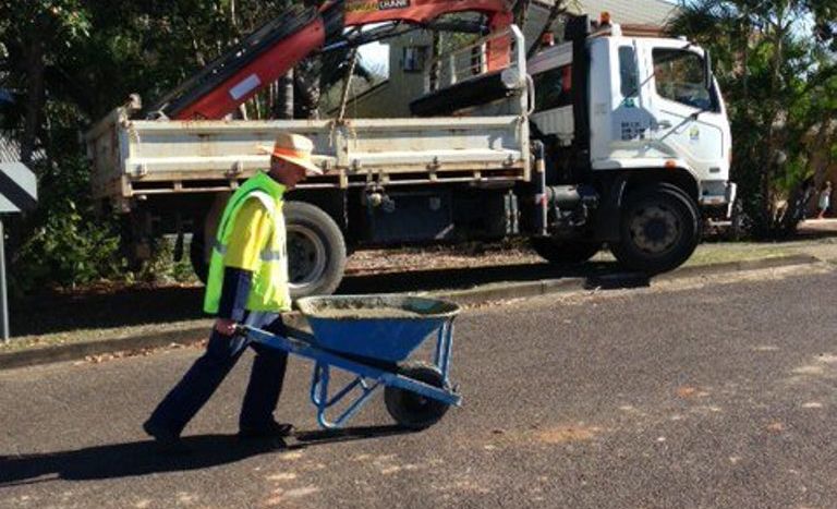 Division 5 councillor Rolf Light spent a day with a road crew. Division 5 councillor Rolf Light spent a day with a road crew.